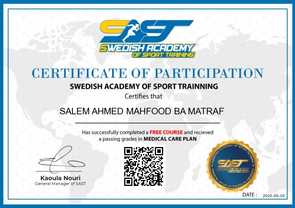 SALEM AHMED MAHFOOD BA MATRAF